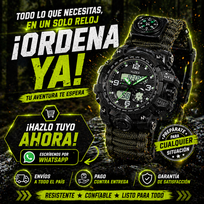 TODO EN TU MUÑECA CON EL RELOJ TACTICO