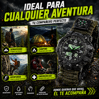 TODO EN TU MUÑECA CON EL RELOJ TACTICO