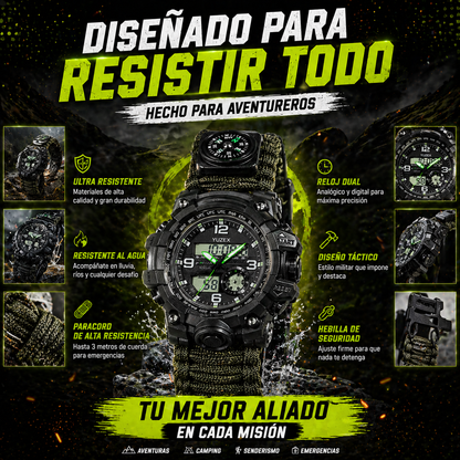 TODO EN TU MUÑECA CON EL RELOJ TACTICO