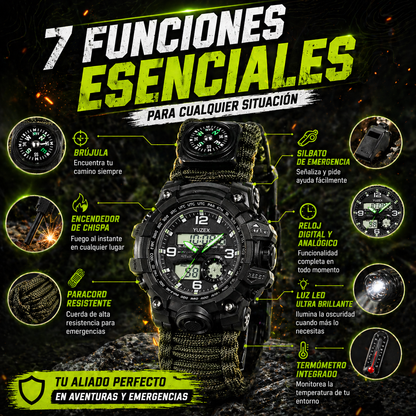 TODO EN TU MUÑECA CON EL RELOJ TACTICO