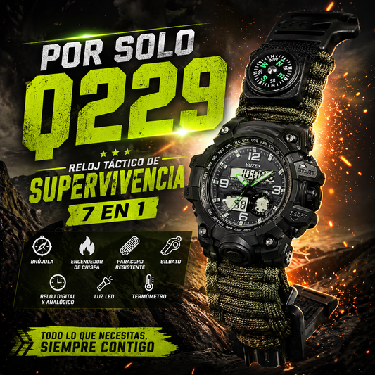 TODO EN TU MUÑECA CON EL RELOJ TACTICO